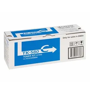 Kyocera Original Toner TK580C, cyan, 2800S, 1T02KTCNL0, Kyocera FS- C5150DN, O
